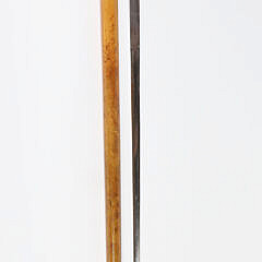 Antique Pitbull Walking Stick, 19th Century
