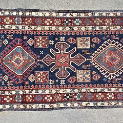 Antique Caucasian Kazak Oriental Rug Carpet