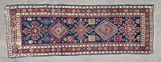 Antique Caucasian Kazak Oriental Rug Carpet