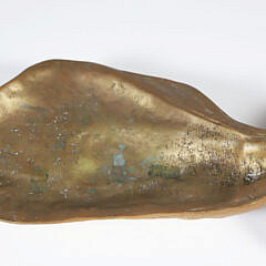 Pair of Bronze “Oyster Dishes”