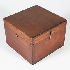 Vintage Marine Compass in Dovetailed Box