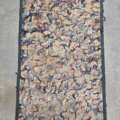 Antique American Hooked Rug Runner