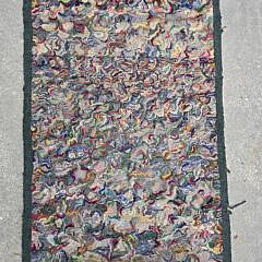 Antique American Hooked Rug Runner