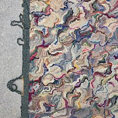 Antique American Hooked Rug Runner