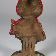 Little Red Riding Hood Painted Cast Iron Doorstop
