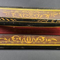 Antique Carved and Painted Half Hull Boat Model, “Emily”, 19th century