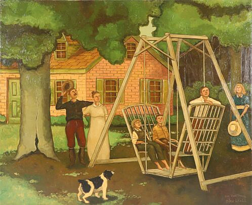 44-2344 Steve Cull Oil The Yard Swing A