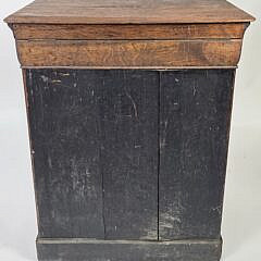 Antique English Oak Four Drawer Lift Top Chest of Drawers, 19th century