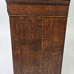 Antique English Oak Four Drawer Lift Top Chest of Drawers, 19th century
