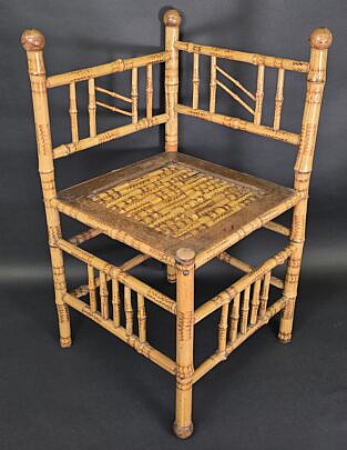 4458-955 Bamboo Corner Chair A