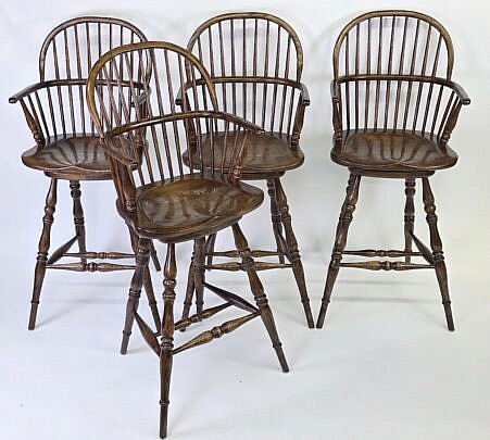 4460-955 English Oak Bar Stools A