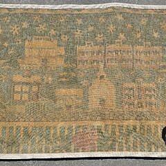 Vintage Claire Murray Nantucket Christmas Hooked Rug