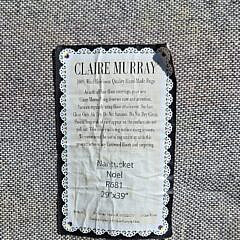 Vintage Claire Murray Christmas Hooked Rug “Nantucket Noel”