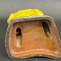 Antique Cast Iron Eastern Specialty Company Old Salt Fisherman Doorstop, circa 1920s