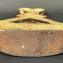 Vintage Art Deco Hubley Anne Fish Charleston Dancers Cast Iron Doorstop