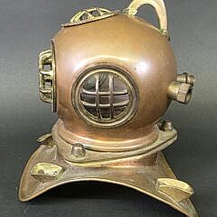 Vintage Submariners Miniature Dive Helmet Rolex Store Display, circa 1970s