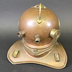 Vintage Submariners Miniature Dive Helmet Rolex Store Display, circa 1970s