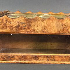 Fine Antique Regency Burlwood Letter Box, 19th century