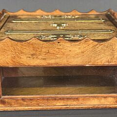 Fine Antique Regency Burlwood Letter Box, 19th century