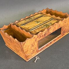 Fine Antique Regency Burlwood Letter Box, 19th century