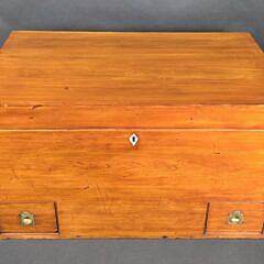 Antique Campaign Camphorwood Storage Box, 19th century