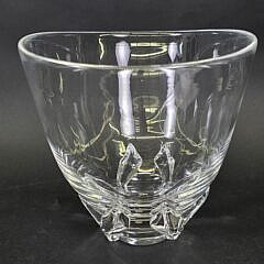 Signed Steuben Clear Crystal Tulip Pedal Center Piece Bowl