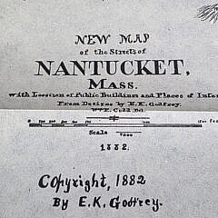 E.K. Godfrey Antique Nantucket Book, “Island of Nantucket, What it Was, and What It Is”