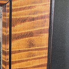 Antique American Tiger Maple Mirror, 19th century