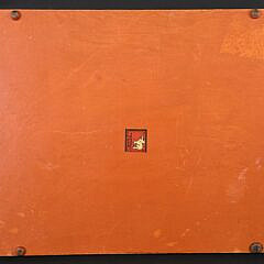 Original Tony Sarg Carved and Painted Nantucket Map Serving Tray, 20th century