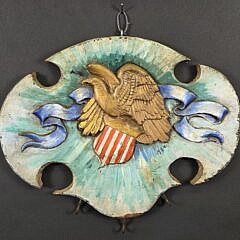 4489-955 Carved Eagle Plaque A
