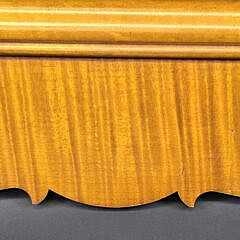 Eldred Wheeler Chippendale Style Tiger Maple Mirror
