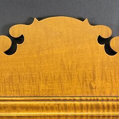Eldred Wheeler Chippendale Style Tiger Maple Mirror
