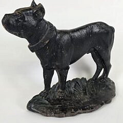 Antique Bradley and Hubbard Cast Iron Bull Dog Doorstop, circa 1920s