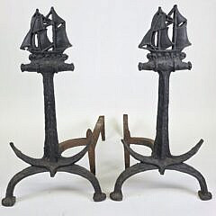 4506-955 Anchor Andirons A