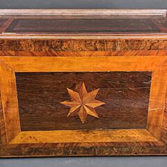 Antique Sailor Made Nautical Star Inlaid Storage Box, 19th century