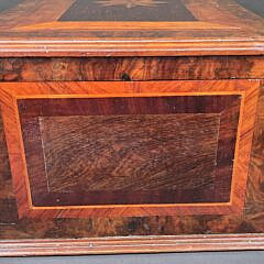 Antique Sailor Made Nautical Star Inlaid Storage Box, 19th century