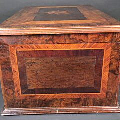 Antique Sailor Made Nautical Star Inlaid Storage Box, 19th century