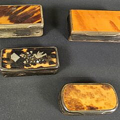 4514-955 Tortoiseshell Boxes A