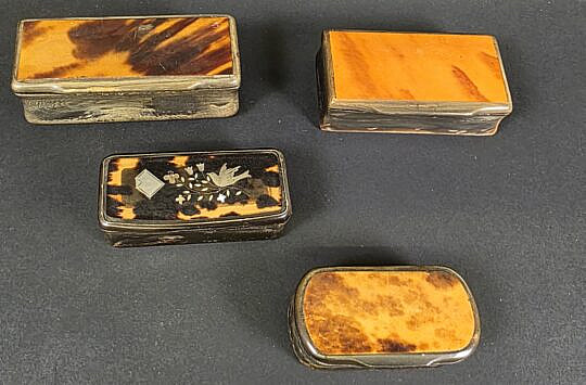 4514-955 Tortoiseshell Boxes A