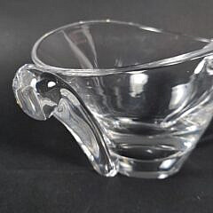 Signed Steuben Clear Crystal Candy Dish, 20th century