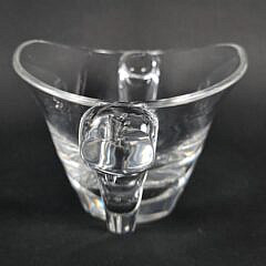 Signed Steuben Clear Crystal Candy Dish, 20th century