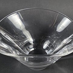 Signed Steuben Clear Crystal Candy Dish, 20th century