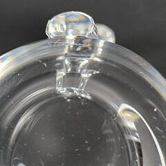 Signed Steuben Clear Crystal Candy Dish, 20th century