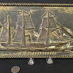4522-955 Bronze Ship Plaque A