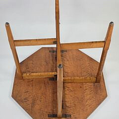 Birdseye Maple Drop Leaf Sunderland Style Envelope Table