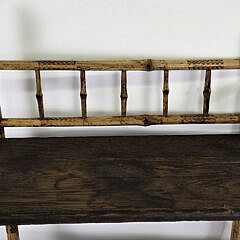 Antique English Bamboo Four-Tier Etagere Bookshelf, 19th century