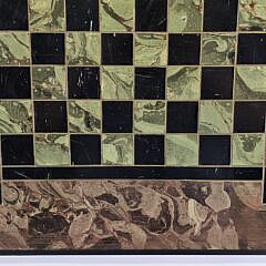 Antique Granite Marble Specimen Game Board, 19th century