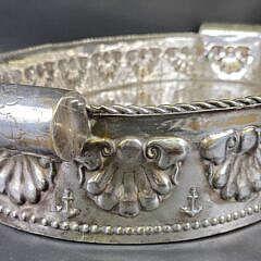 Silverplate Anchor and Shell Oyster Serving Tray