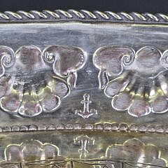 Silverplate Anchor and Shell Oyster Serving Tray