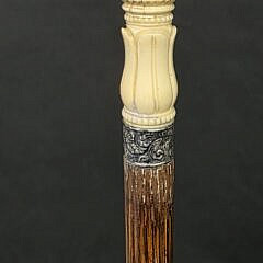 Antique Sailor Made Clenched Fist Walking Stick, 19th century
